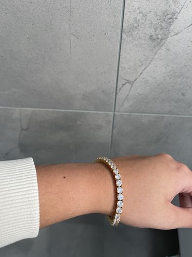 Customer photo review of Tennis Bracelet (Gold) 5mm