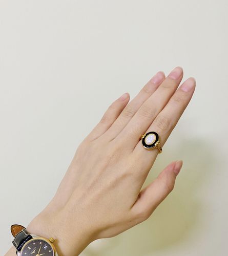Customer photo review of Opal Ring Gold Vermeil
