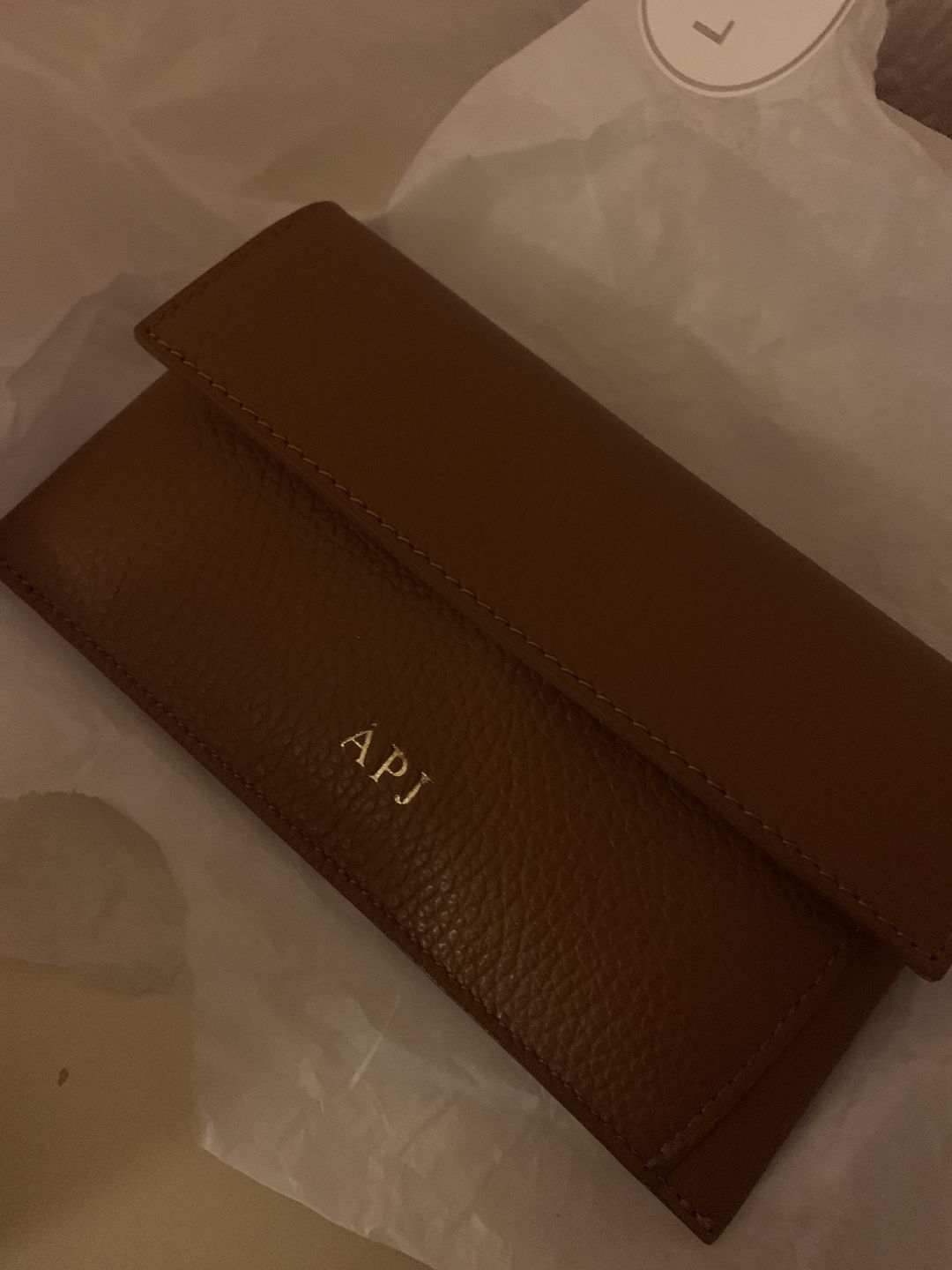 Customer photo review of Leather Lady Wallet
