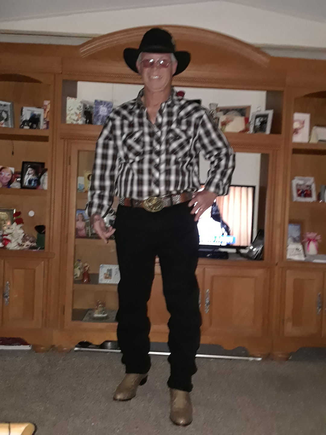 Customer photo review of Men's Manning Python Western Boots