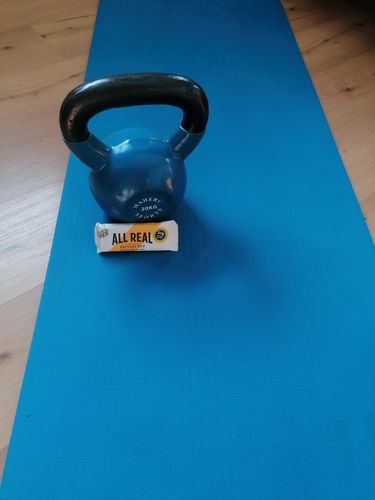 Customer photo review of Lemon Coconut Protein Bar