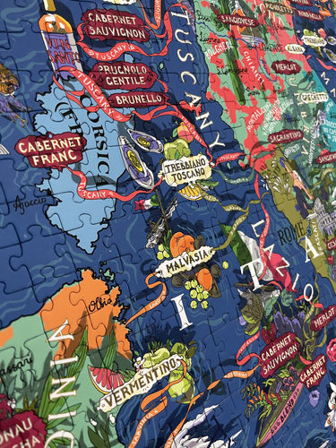 Customer photo review of Wine Puzzle - Italy