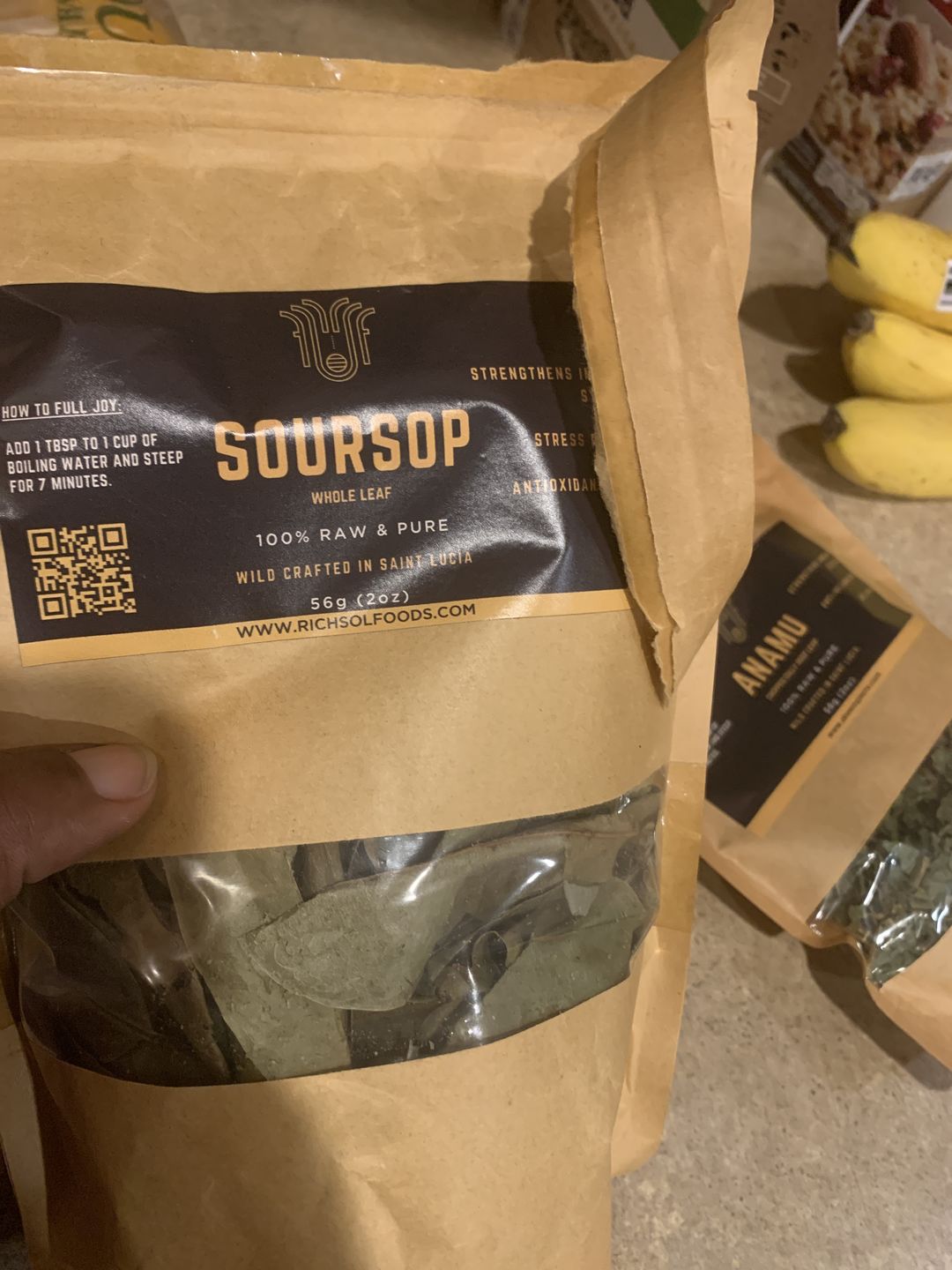 Customer photo review of Soursop Leaf