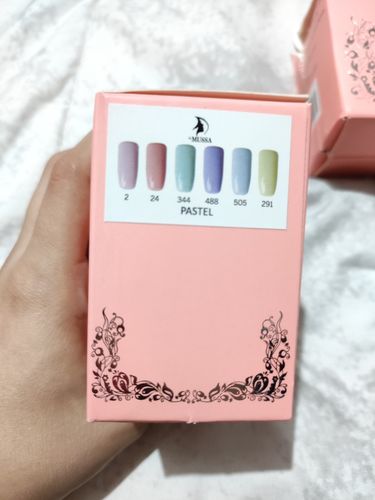 Customer photo review of Gel Gama Pastel 6 pzas MUSSA