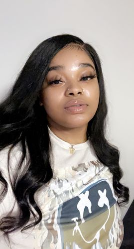 Customer photo review of MONET Nose Hoop