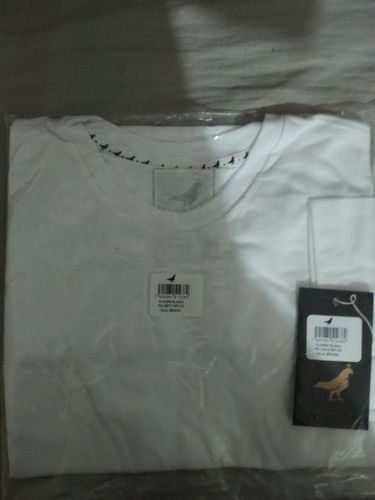 Customer photo review of Playera Blanca Palomito Reflex