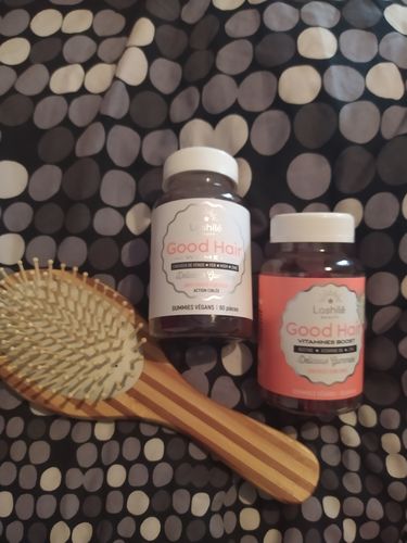 Customer photo review of Pack Hair et hair women anti-chute - 3 mois