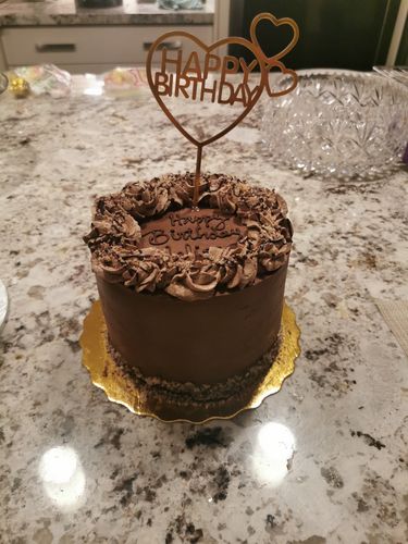 Customer photo review of Hazelnut Chocolate Dream Cake