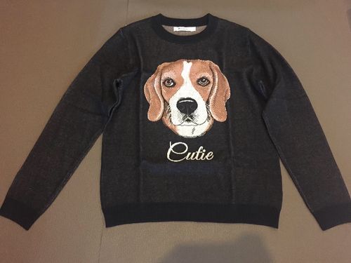 Customer photo review of Portrait Only Pet Custom Sweater