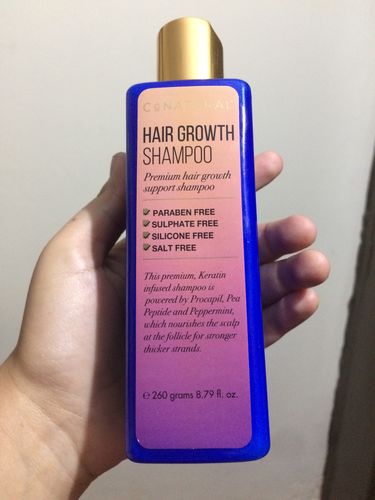 Customer photo review of Hair Growth Shampoo