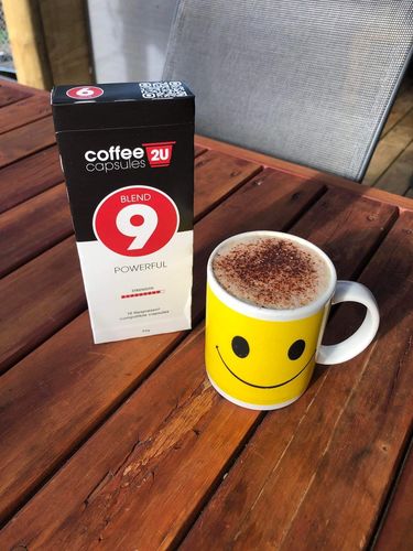 Customer photo review of Regular Starter Pack - 50 Capsules + Free Box Caramel Blend $29.25 - 48c per capsule