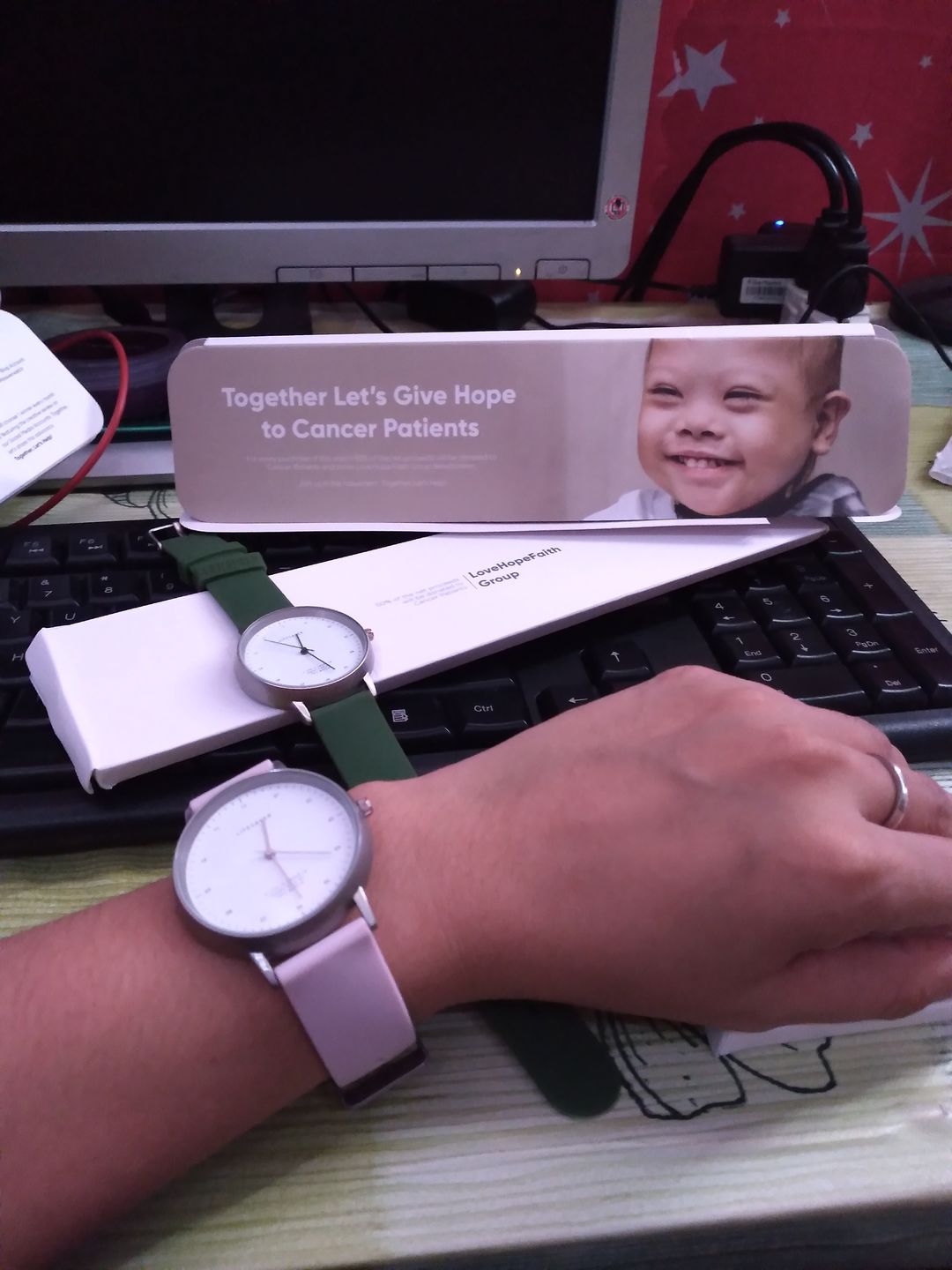 Customer photo review of Life Saver Watch 4.0 – Pink