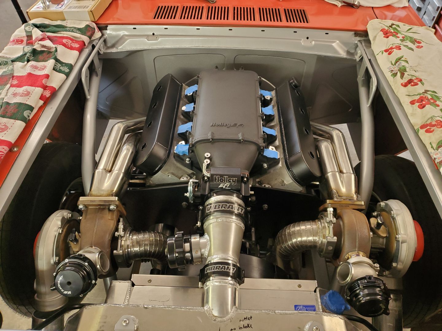 Customer photo review of Motion Billet T4 T6 Turbo Drain Oil Flange 10AN 21-10008