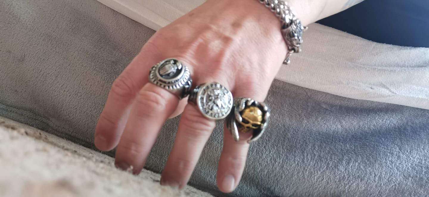 Customer photo review of ST. MICHAELS. - SILVER