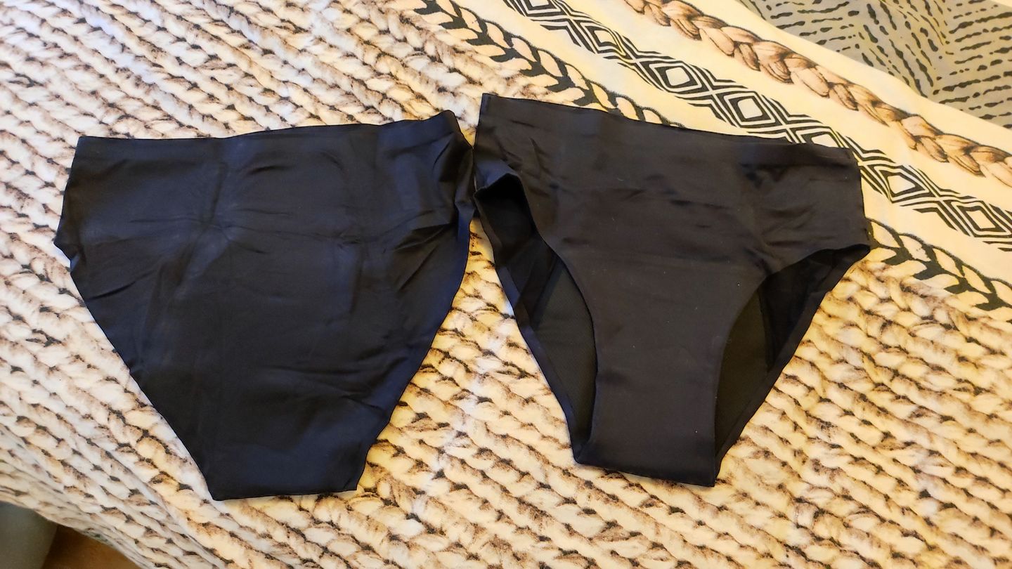 Customer photo review of Culotte Menstruelle Nina sans coutures (taille haute)