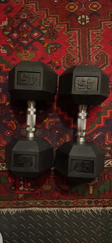 Customer photo review of Hex Head Dumbbell (singles)