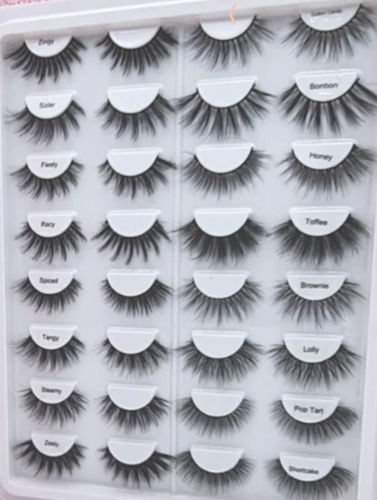 Customer photo review of Sugar & Spice |16 Pairs of Faux Mink Eye lashes Lash Book | Party Collection