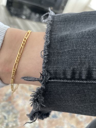 Customer photo review of gothic anklet