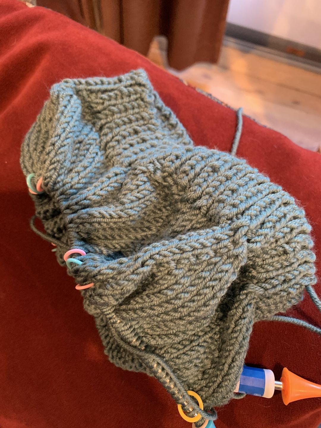 Customer photo review of Plymouth Yarn Worsted Merino Superwash Knitting Yarn