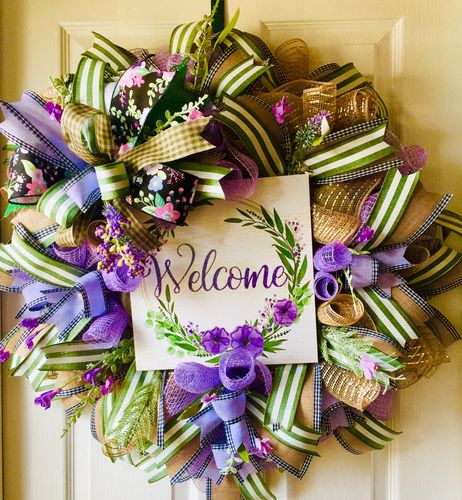 Customer photo review of 13"-16" Wreath Frames x 18 Ties - DEI-002