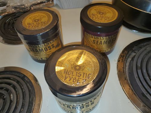 Customer photo review of The Wellness Trio Sea Moss Gel Combo