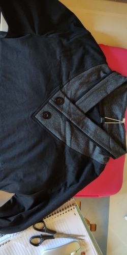 Customer photo review of V-Neck Mens Cotton T-Shirts