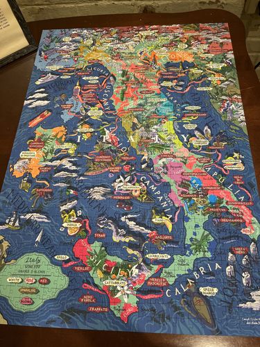 Customer photo review of Wine Puzzle - Italy