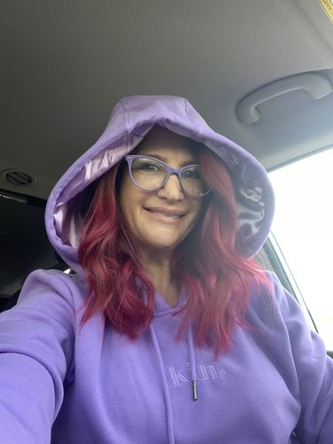 Customer photo review of Lavender Sensation Thick Pullover