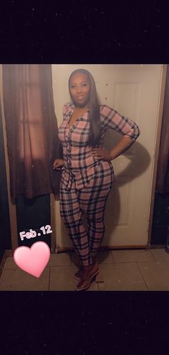 Customer photo review of Clueless About Love Legging Set (Pink) up to 3XL