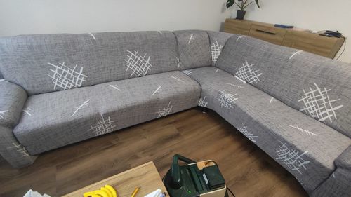 Customer photo review of Fein - Sofabezüge für klassische und Ecksofas - Das Haus der Überzüge