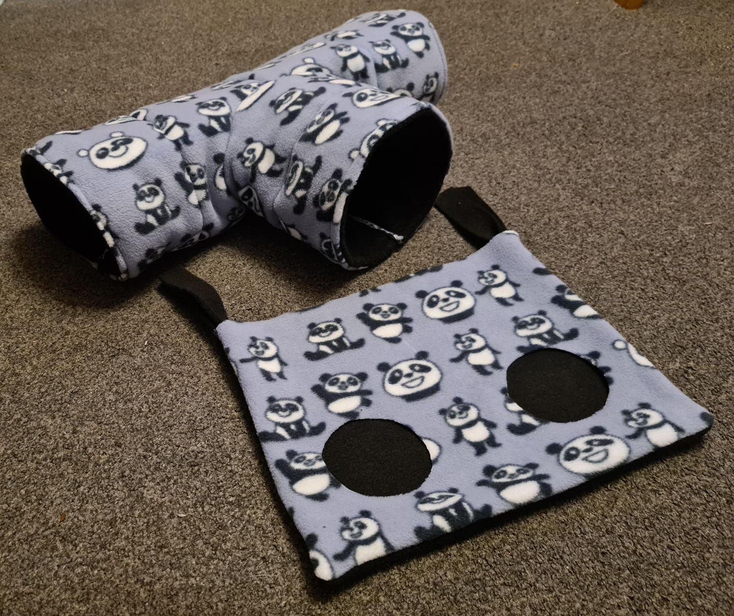 Customer photo review of Grey Panda Anti Pill Polar Fleece Fabric