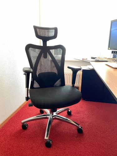 Customer photo review of Sihoo M57 Ergonomic Office Chair, Breathable Skin-Friendly Mesh with 3D Adjustable Armrest, Lumbar Support in Black and Grey