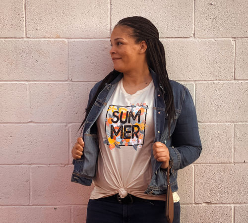 Customer photo review of [Summer] Tee Shirt