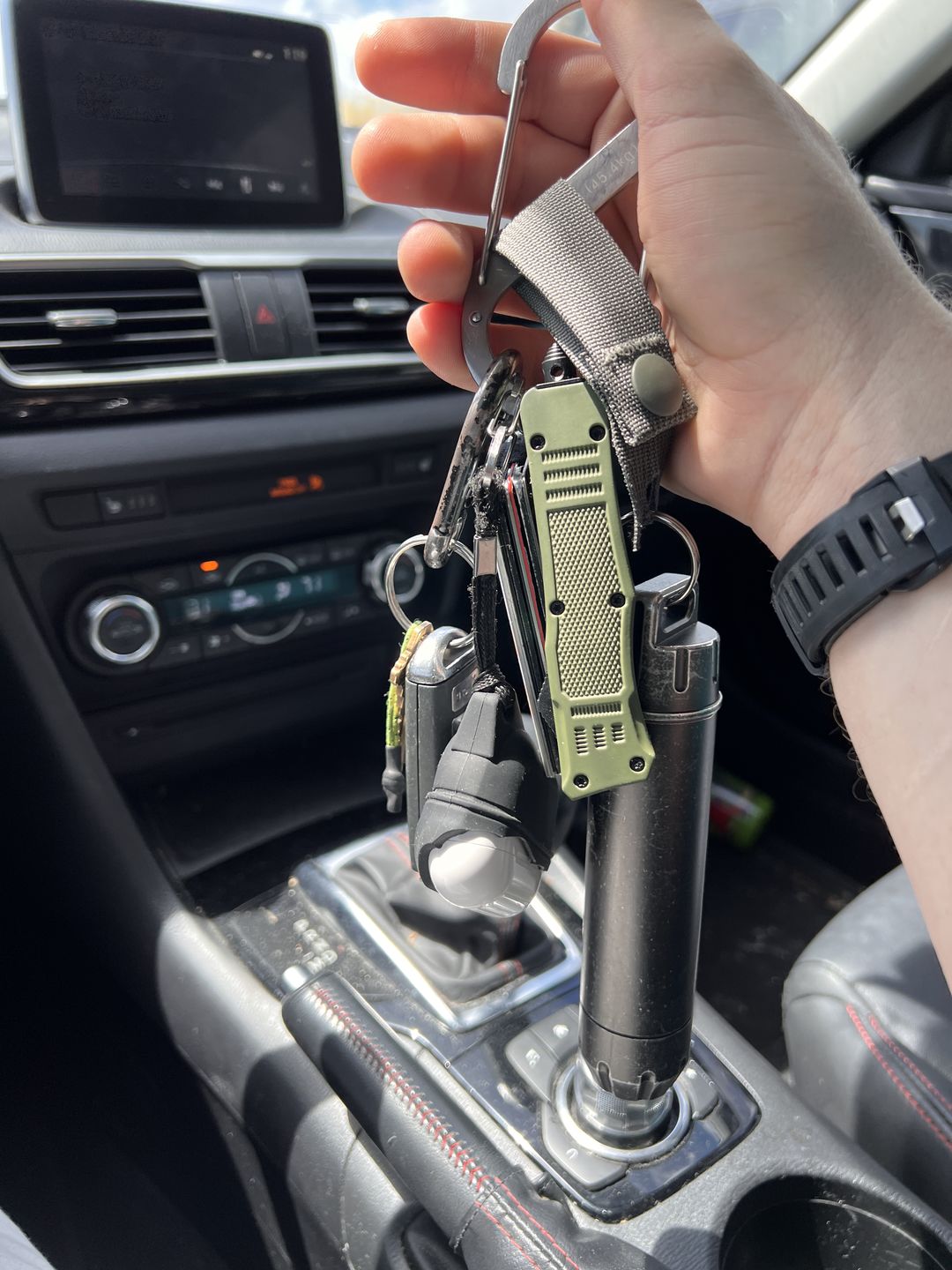 Customer photo review of Mini Green Phantom D/A OTF (Multiple Blade Styles Available)