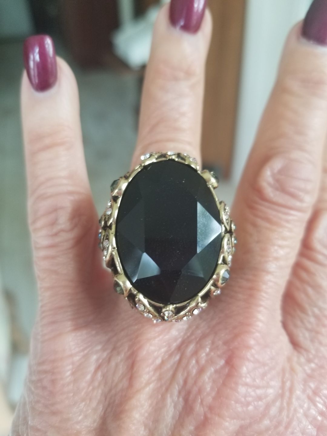 Customer photo review of Heidi Daus® "Dare to Wear" Crystal Statement Ring
