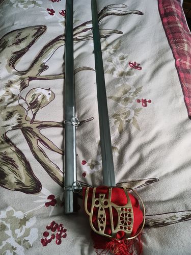 Customer photo review of Jacobite Basket Hilt