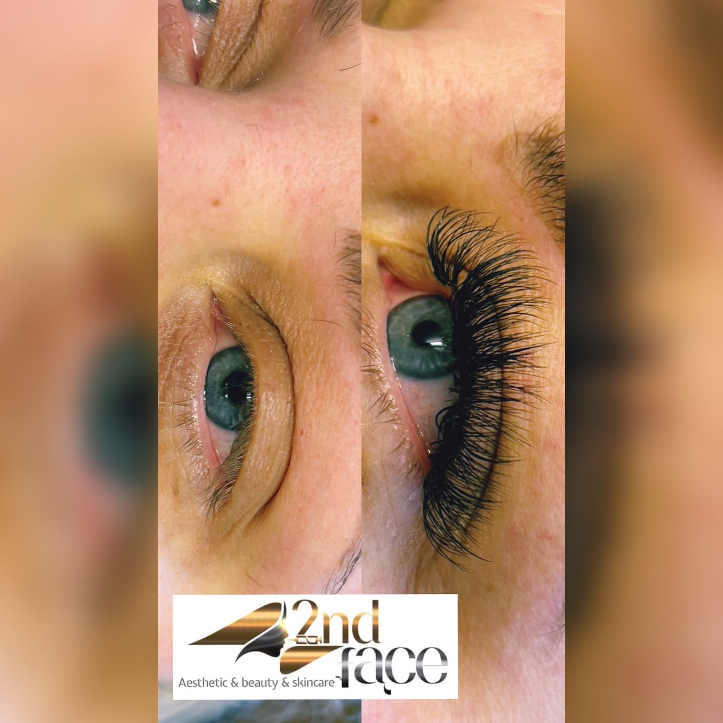 Customer photo review of 0.25 Flat Split Tip Cashmere Eyelash Extensions (16 lines)
