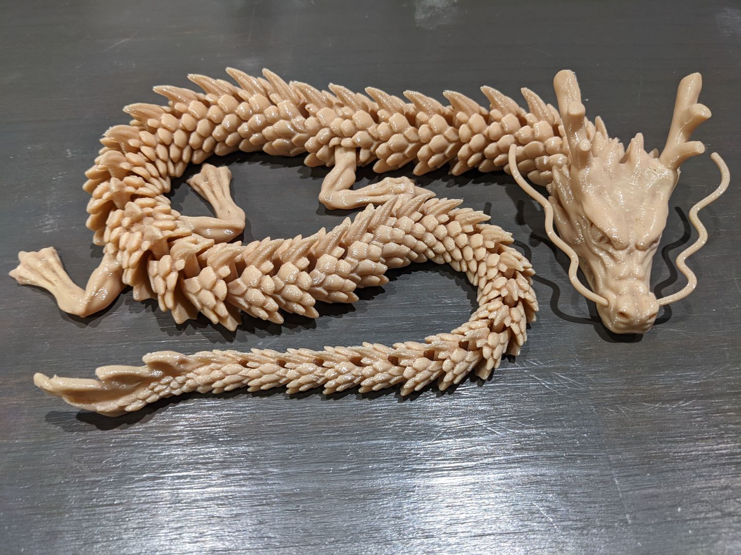 Customer photo review of Beige PETG Filament 1.75mm
