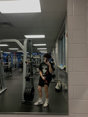 Customer photo review of Anime Mesh Shorts - Cloud