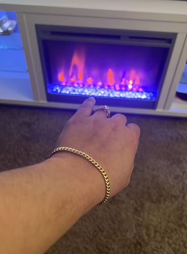 Customer photo review of *NEW* 14K Miami Hollow Cuban Bracelet-JTJ™-