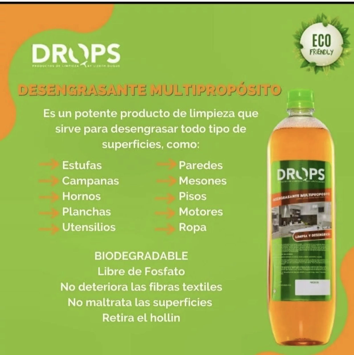 Customer photo review of Desengrasante Multipropósito 1000 ml