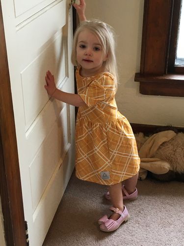 Customer photo review of "Honey Plaid" [Everyday Collection] Dress