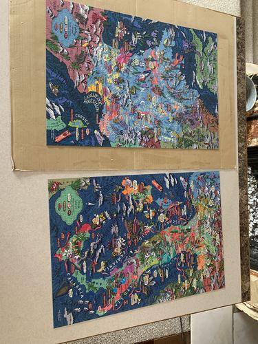 Customer photo review of Wine Puzzle - France