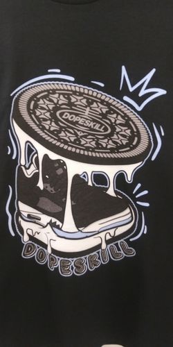 Customer photo review of Oreo Unisex Shirt Match Jordan 5 "Oreo/Moonlight"