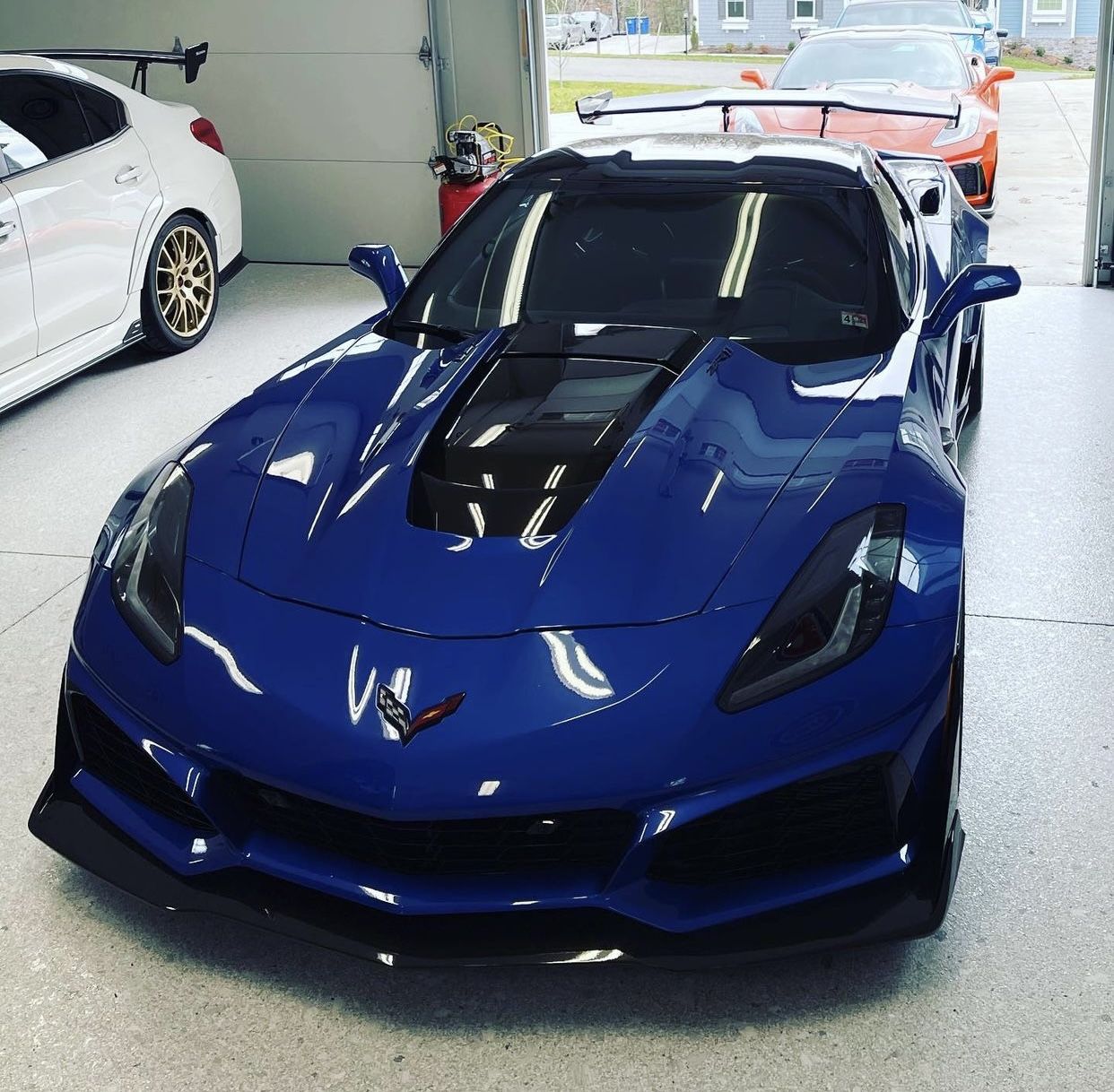 Customer photo review of Corvette C7 ZR1 Conversion Front Bumper Kit