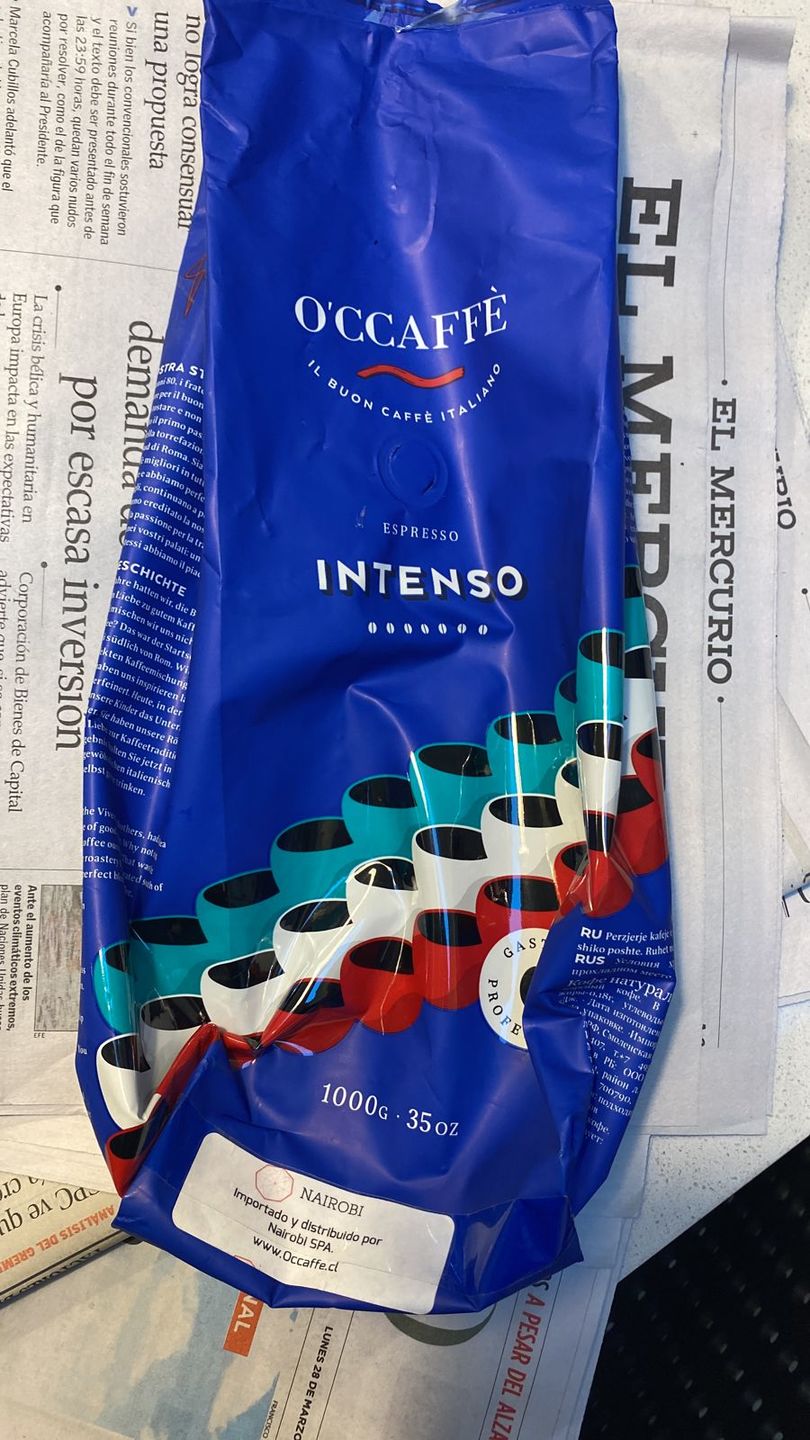 Customer photo review of Occaffe Grano Intenso Professional 1kg
