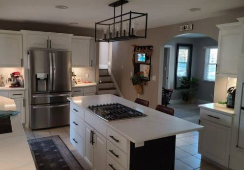 Customer photo review of EZVALO Dual Color Wireless Motion Sensor Light (2nd Gen.) - 18" Aluminum