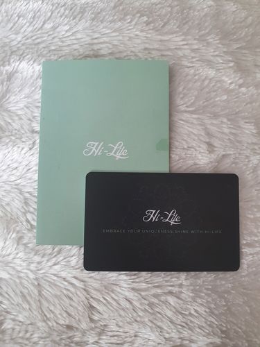 Customer photo review of Hi-Life Gift Card - Black Edition