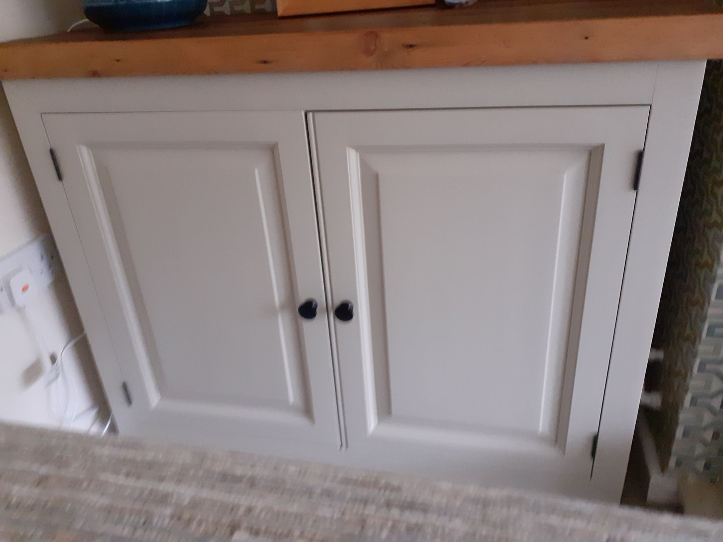 Customer photo review of Classic Cast Iron Cupboard Handles | Black