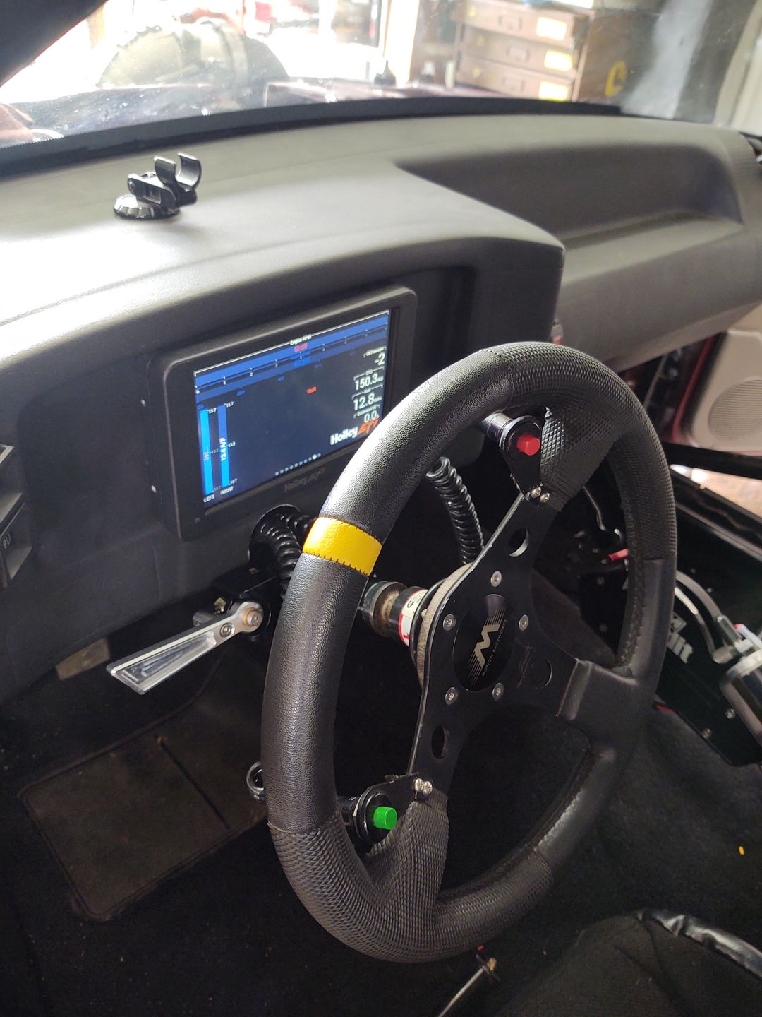 Customer photo review of Motion Raceworks Billet Aftermarket Turn Signal Switch 15-140